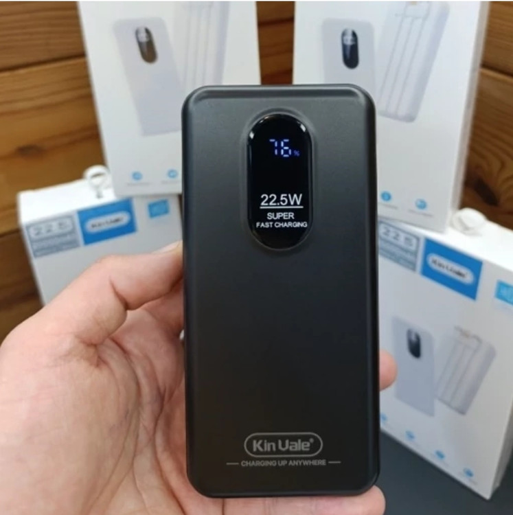 پاوربانک KINVALE 20000mAh مدل M910 (شارژ فوق سریع)